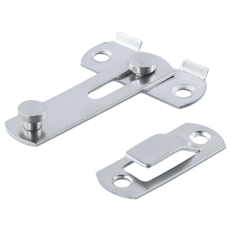 Description Picture 5 of itemStainless Steel Hasp Latch Lock Sliding Door Lock Window Cabinet Locks Security Latch Pull Cabinet For Casement Cabinet Fitting
