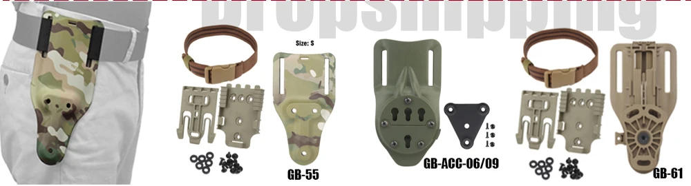 Description Picture 3 of itemModular Holster Adapter Base for Hunting Air Soft Mag Holsters Accessory G-CODE RTI SOC/OS/XST QLS Platform