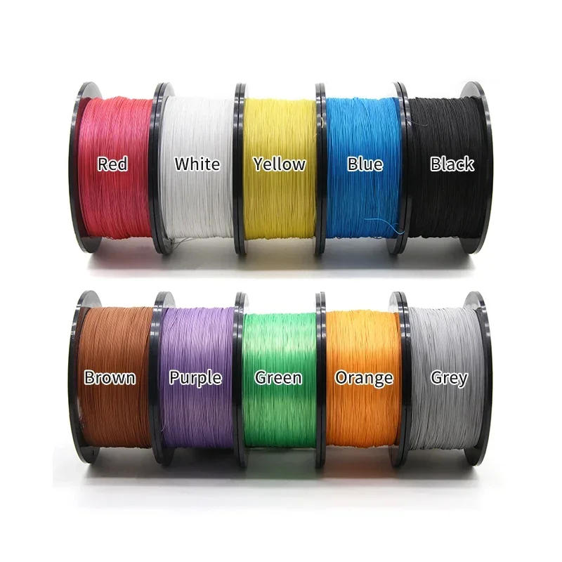 Description Picture 4 of item5/10/50M UL1423 PTFE Silver Plated Copper Wire 38/36/34/30/28/26AWG Micro Fine High Temperature Electronic DIY Single Core Cable