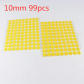 Yellow  10mm 99pcs
