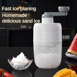 Stainless Steel Ice Crusher Mini Ice shavers Chopper Manual Snow Cone Smoothie Maker Ice Block Breaking Machine slush machine