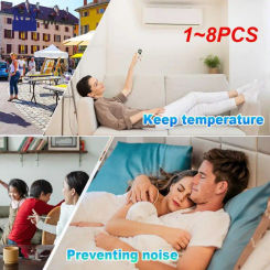 1~8PCS Wave Bottom Door Draft Stopper Weather Strip Anti-Cold Noise Blocker Soundproof Door Sweeps for Interior Doors Gap Filler