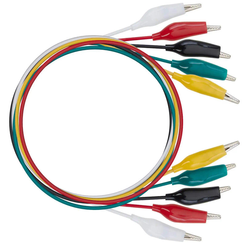 Description Picture 3 of item10pcs 50cm 35mm Alligator Clips Electrical Test Leads with Alligator Clips, Stamping Jumper Wires for Electrical Testing