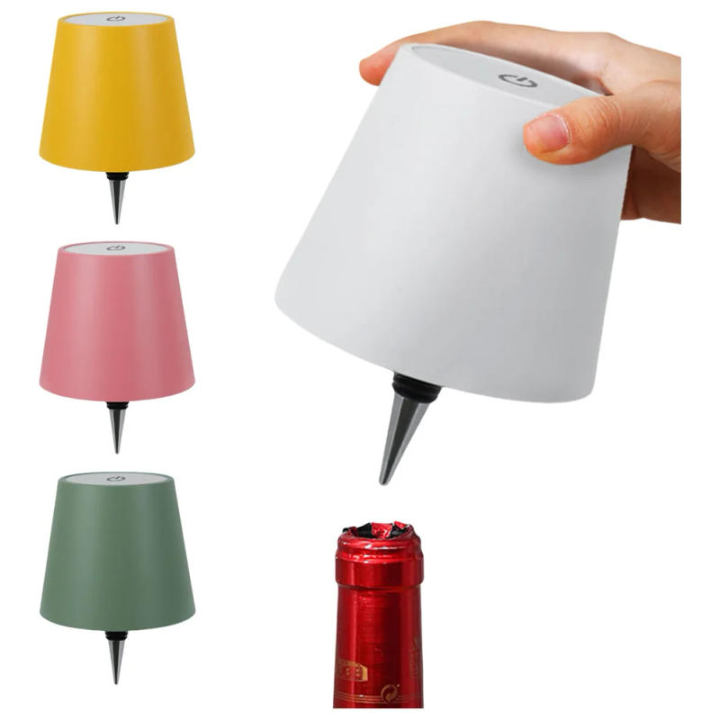 Description Picture 5 of itemWireless Bottle Lamp Portable Bottle Light Head 3 Light Color Touch Control Bottle Light Type-c Charging for Restaurant & Bar