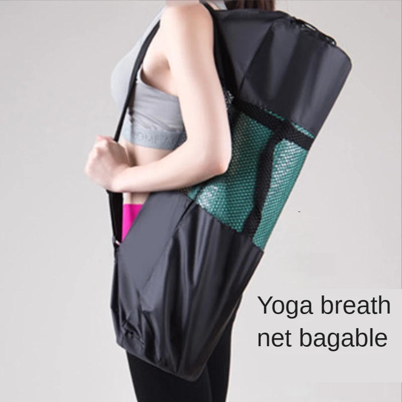 Description Picture 2 of itemPortable Oxford Cloth yoga mat Bag backpack Adjustable Carrier Pocket Foldable Fitness Pouch Pilates Carrier Strap Sport backpac