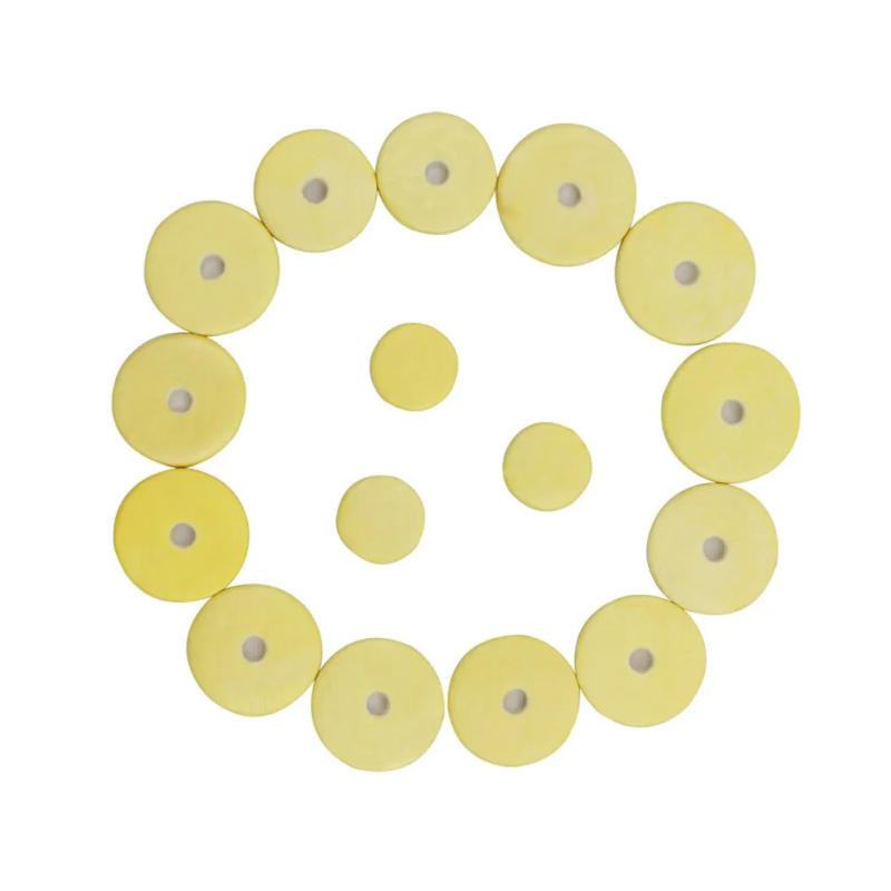 Description Picture 6 of item16 Pack Flute Leather Pads 13X9X1cm Yellow For Flute Music Woodwind Pads Repair Accessory Leather Part Musical Instruments