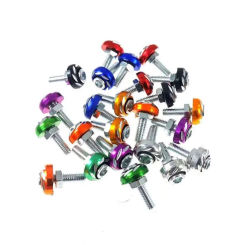 4/8pcs Universal Screw Nut Thread Motorcycle License Plate Frame Bolts Screws For Car Truck License Plate Screw