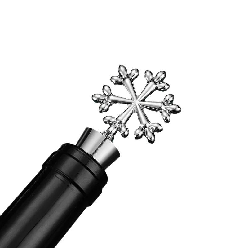 Description Picture 5 of itemChristmas Series Alloy Wine Stopper Elk Snowflake Shape Wine Bottle Decoration Themed Party Creative Wine Bottle Stoppers Gifts