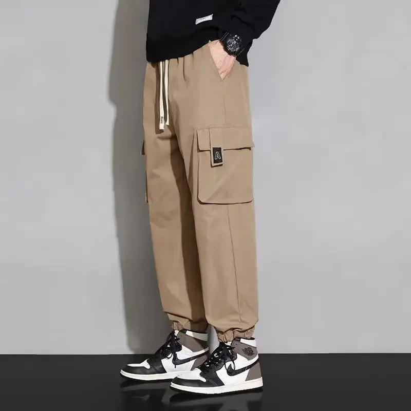 Description Picture 2 of itemFashion brand pants Korean version of casual casual casual pants handsome young fashion multi-pocket leggings