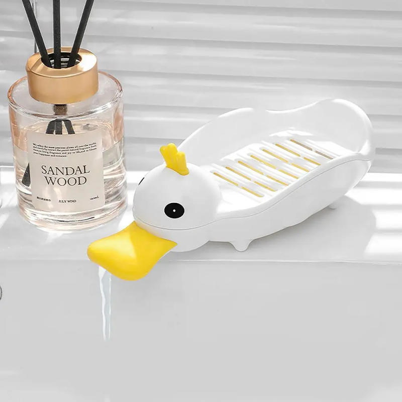Description Picture 2 of itemDuck Soap Tray Drain Soap Holder Soap Dish Soap Box for Bathroom Sink Contertop and Shower