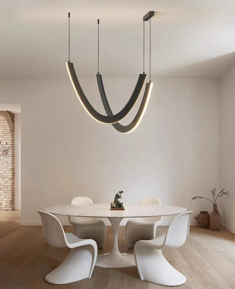 Description Picture 3 of itemModern LED Lights Pendant Light Lamps Home Decor Living Room Chandeliers for Dining Room Hanging Light Indoor Lighting