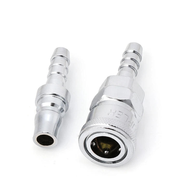 Description Picture 6 of item2 Pcs 8mm Pneumatic Air Line Hose Quick Release Coupler Connectors Compressor Q84D