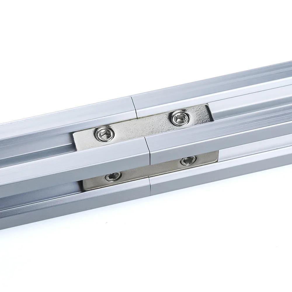 Description Picture 3 of item10Pcs M5 Double T-nuts Carbon Steel Zinc Plated Tee Nuts 2 Holes Flat Spacer Fastener for V-Slot T-Slot Aluminum Profiles