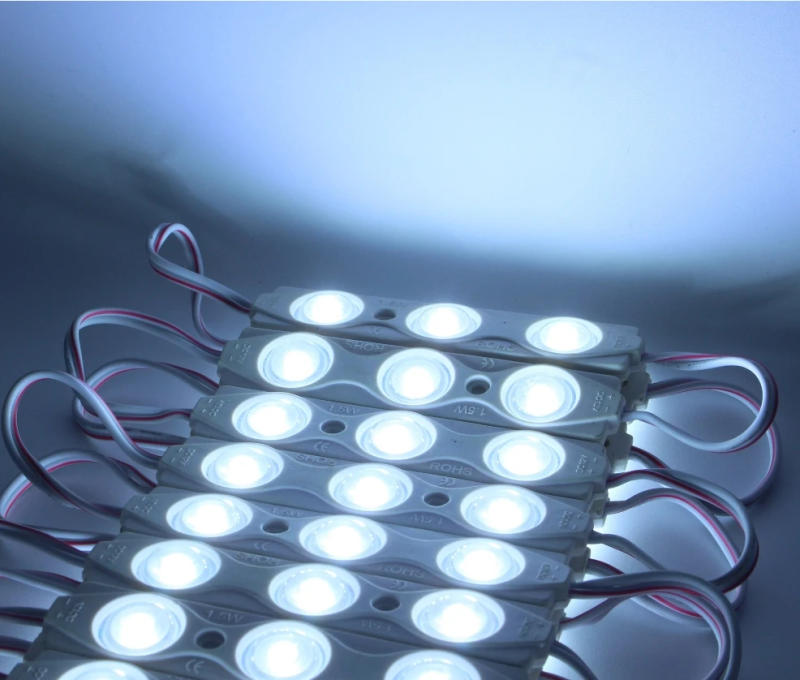 Description Picture 2 of itemConstant current 2835 injection LED Module lens 160 degree,85mm DC12V 1.5W advertising light,3 years warranty