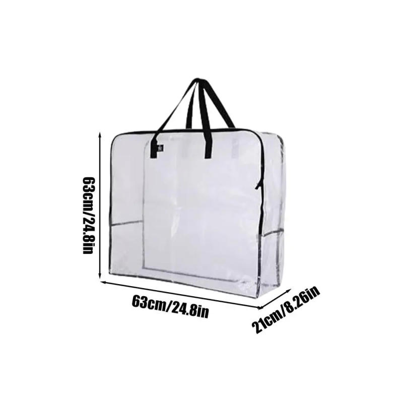 Description Picture 2 of item3pcs Wreath Storage Container Wreath Holder Storage Moving Bags Decorative Wreath Storage Bag Translucent Garland Container