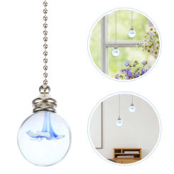 Chain Fan Ceiling Clear Zip Ties 35X35CM White Home Chandelier Pendant