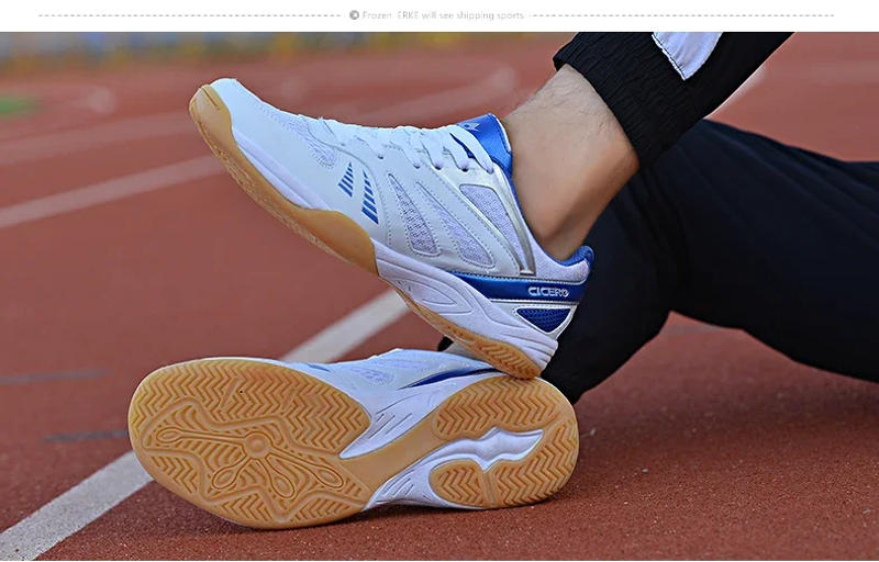 Description Picture 5 of itemMen Table Tennis Shoes Non-slip Outdoor Breathable Competition Training Big Size Sneakers Handball Outdoor Boys Volleyball Shoes