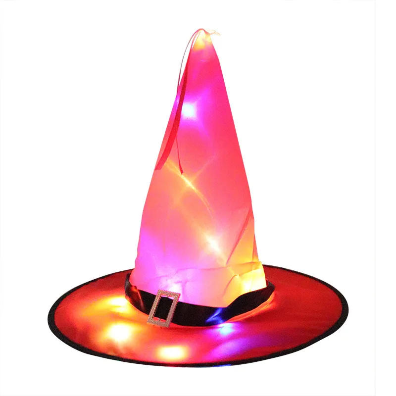Description Picture 2 of itemWomen Girls Adult Light Up LED Wizard Costume Pumpkin Witch Hat Tutu Skirt Cosplay Props Glow Party Halloween Festival Christmas