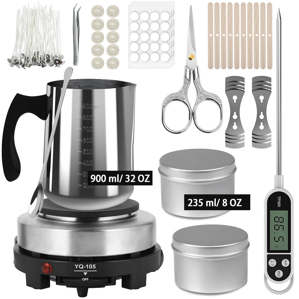 Description Picture 5 of itemGemos Candle Making Kit with 500W Electronic Stove, DIY Candle Making Supplies Tools Set for Beginners with Melting Pot