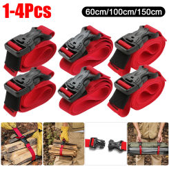 1-4pcs Cargo Tie Luggage Lash Belt Strap Buckle Camping Nylon Travel Kits Buckle Tie-Down Belt Cargo Straps for Camping Outdoor