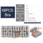 68PCS  With Box