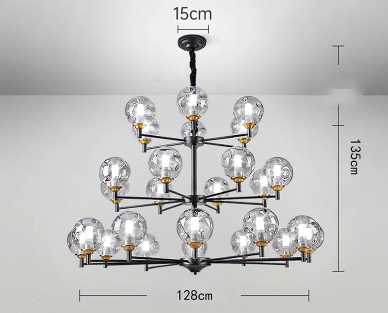 Description Picture 4 of itemModern home decor led lights pendant light lamps for living room Chandeliers for dining room hanging light indoor lighting