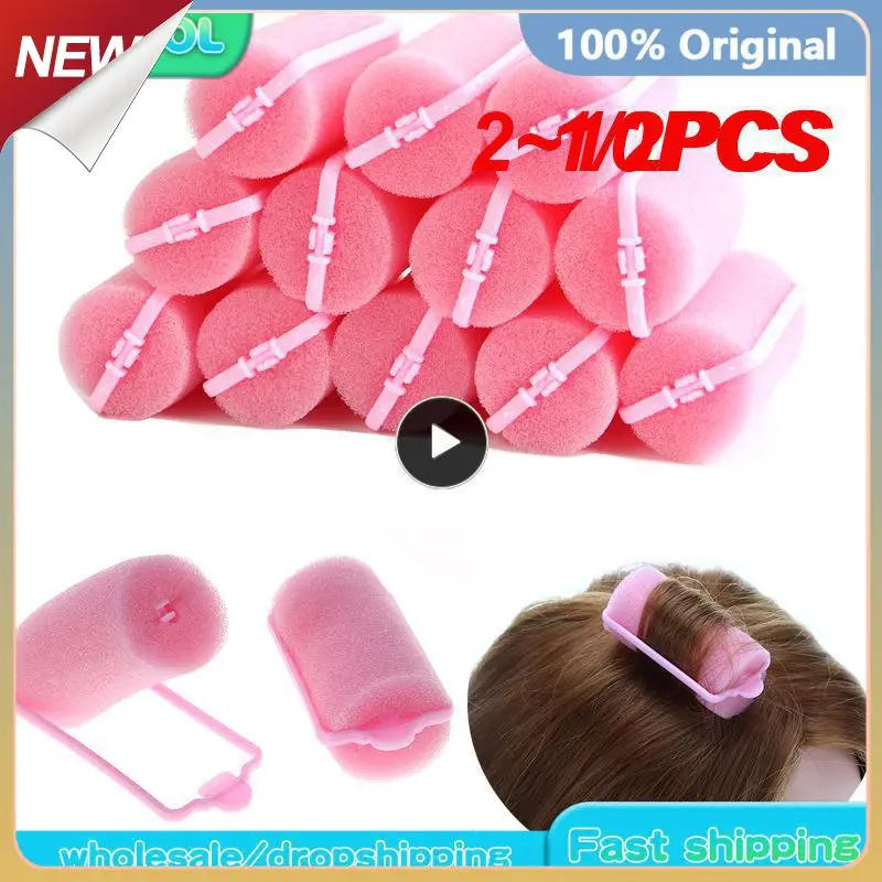 Description Picture 2 of itemlot Sponge Foam Hair Rollers Styling Curlers Cushion Salon Barber Curler Tools Products High Quality