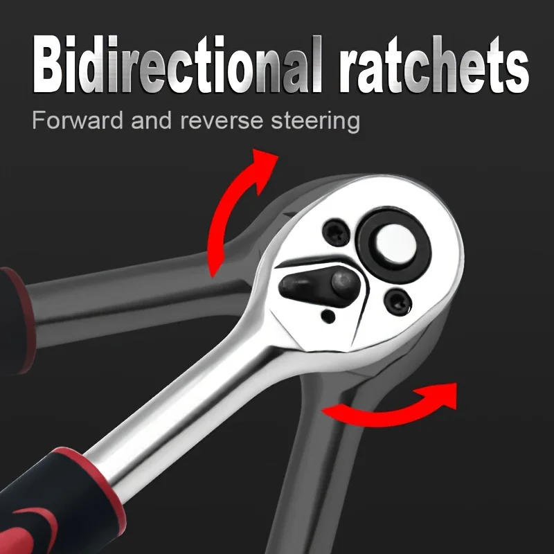 Description Picture 3 of itemQuick Ratchet Wrench 1/2 1/4 3/8 Big Flying Small Flying Medium Flying Two-way Socket Wrench Auto Repair Hardware Tool S