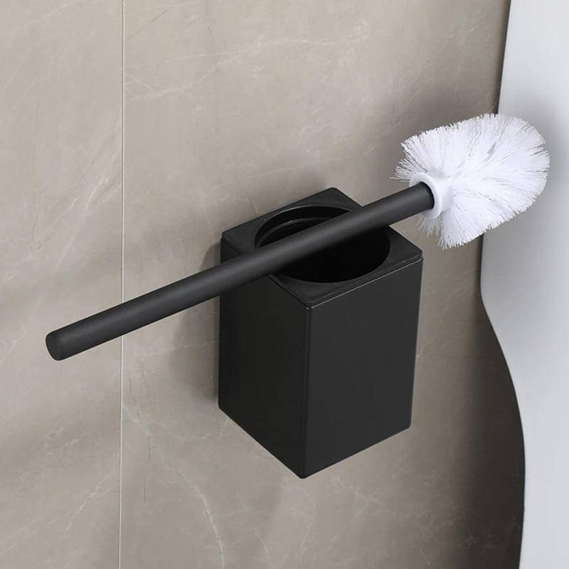 Description Picture 6 of itemSoft Bristle Brush Wall Hanging Toilet Bowl Brush Durable with Ventilated Holder Bathroom Accessories Sets