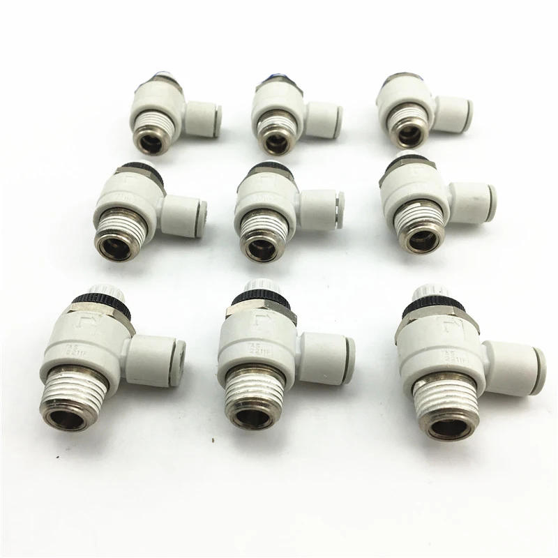 Description Picture 3 of itemAS2211F-01-04S AS2211F-01-06S AS2211F-01-08S AS2211F-01-10S Speed Controller with One-touch Fitting AS2211F series