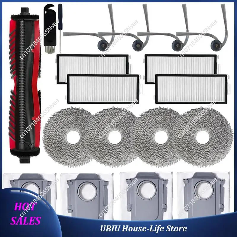 Description Picture 4 of itemReplacement Parts For Roborock Saros Z70 Vacuum Cleaner Main Side Brush HEPA Filters Mop Pads Dust Bags-Best Selling