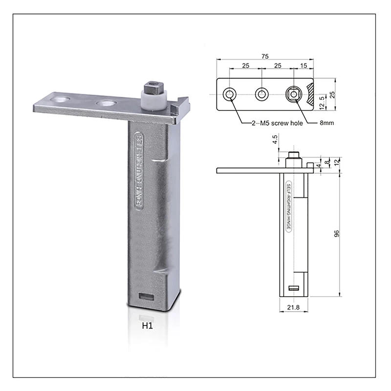 Description Picture 2 of itemHardware Cold Storage Accessories Rebound Hinge Rebound Hinge Positioning Rebound Door Hinge Freezer Door Shaft