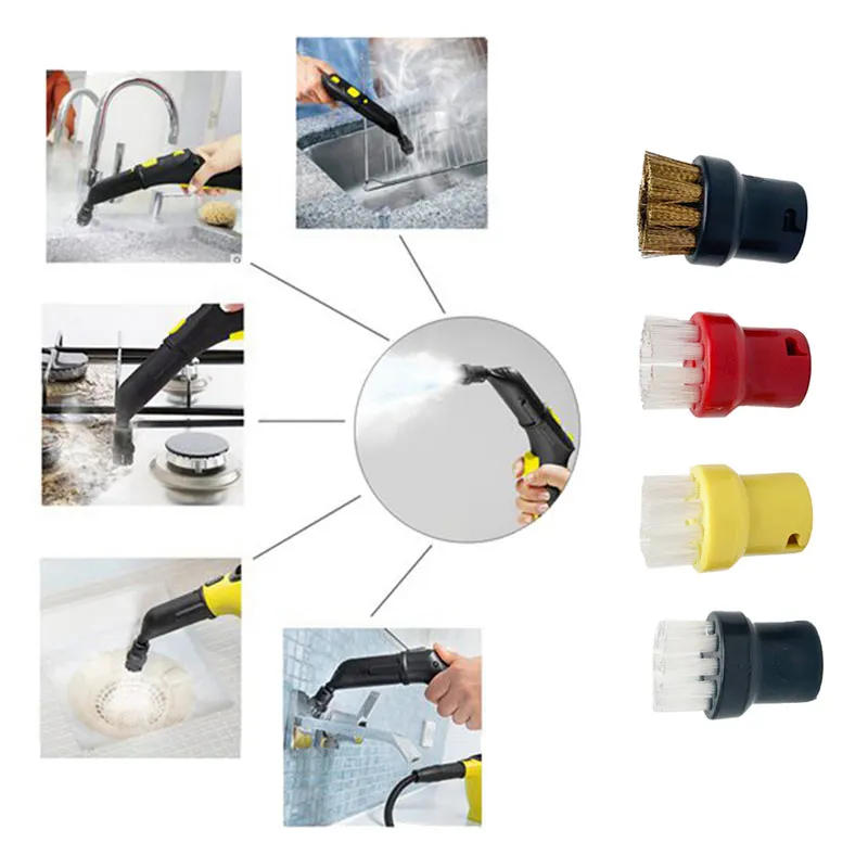 Description Picture 3 of itemNew Powerful Nozzle Clean Brush For Karcher SC1 SC2 SC3 SC4 SC5 SC7 CTK10 CTK20 Steam Vacuum Cleaner Head Cleaning Brushes Parts