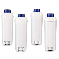4PCS Replacement Water Filter Cartridge Compatible for Delonghi DLS C002 Automatic Coffee Machine Softener