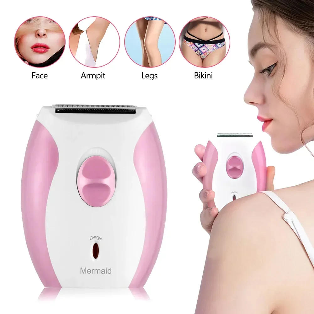 Description Picture 4 of itemWomen Portable Depilatory USB Electric Epilator Shaver Bikini Shaving Razor Hair Removal Trimmer