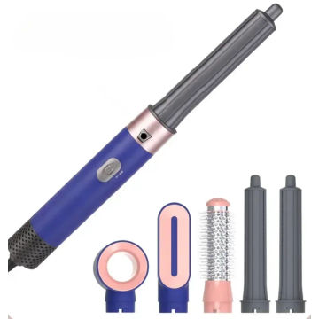 5 in 1 Hair Dryer  Hot Air Comb Leafless HairDryer Negative Ion Hair Care Curling Stick Hair Styling Comb Straightener