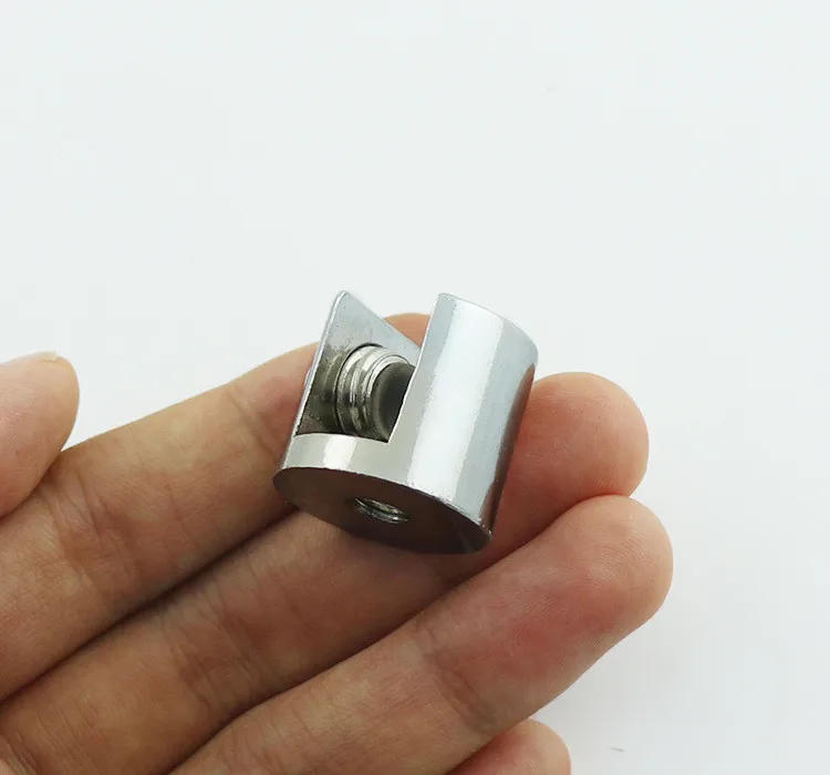 Description Picture 2 of item4pcs Glass Clamp Glass Plated Brackets Zinc Alloy Chrome finish Shelf Holder Support Brackets Clamps For 6-8mm/ 8-10mm/ 10-12mm