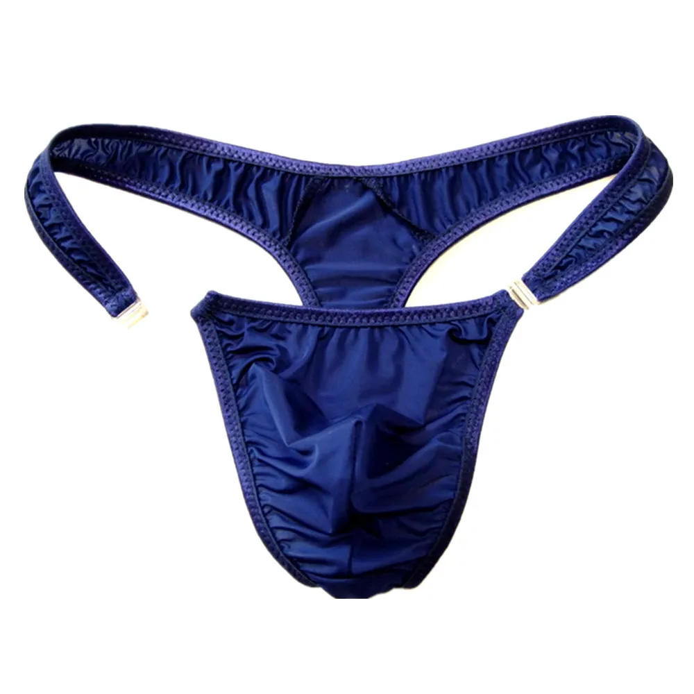 Description Picture 5 of item5pcs Hot and Sexy Thong Men AliExpress Standard Shipping Sexy T-Back G-String Brief Nylon Underwear M-XL