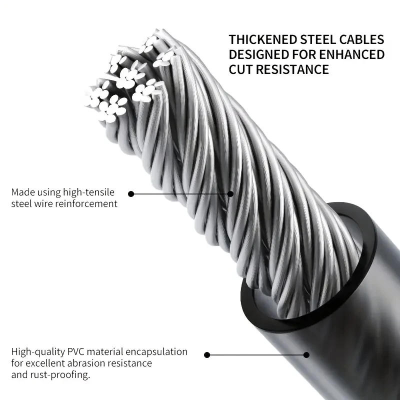 Description Picture 6 of itemEasy-to-Use 4-Digit Combination Bike Lock - Compact & Portable for Mountain Bikes Scooters & Motorcycles