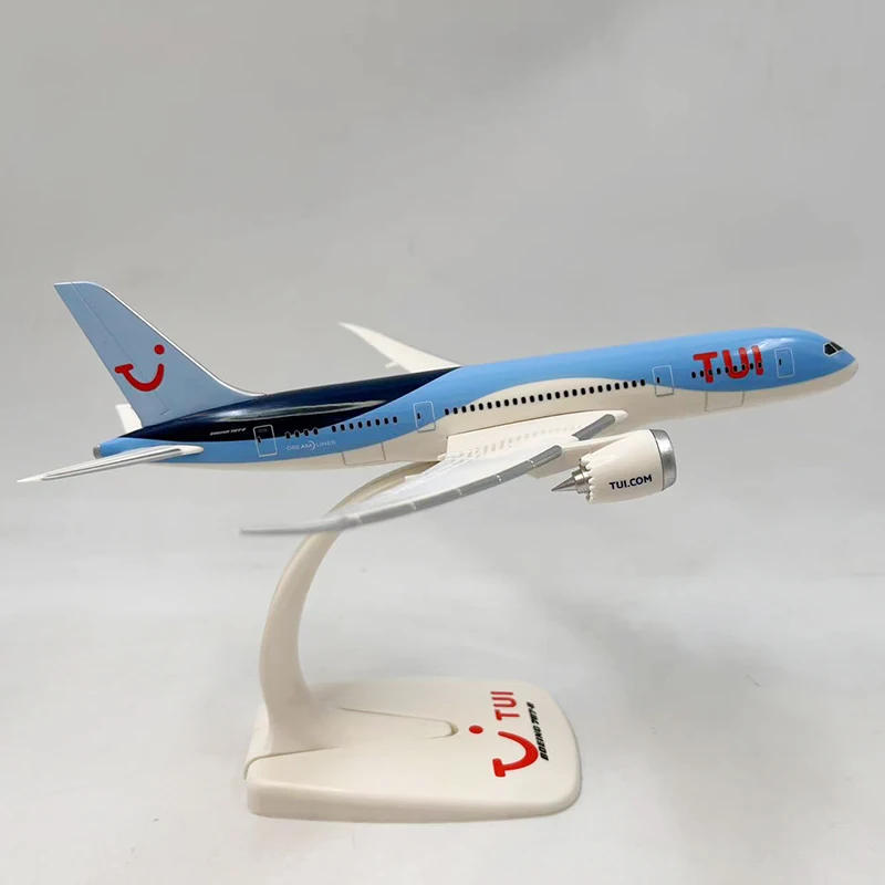 Description Picture 4 of item1/250 B787-8 TUI Fly Tuifly Airlines ABS Plastic Airplane Model Toys Aircraft Plane Model Toy Assembly Resin for Collection