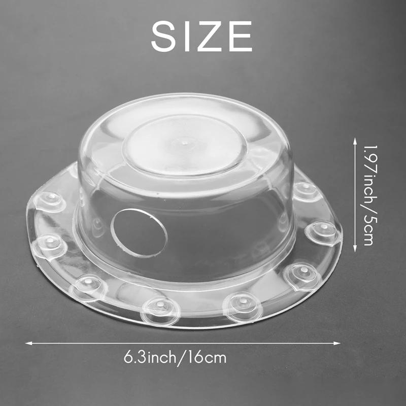 Description Picture 6 of item2 Pack Bathtub Overflow Drain Cover Suction Cup Seal Bathtub Stopper For Deeper Bath For Bathroom Overflow Drains