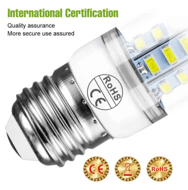 Description Picture 6 of itemE27 LED Corn Bulb E14 Lamp GU10 Spotlight G9 Ceiling Chandeliers 220V Indoor Home Bedroom Living Room B22 Lights Cool/Warm White