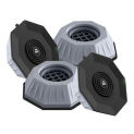 4 PCS Anti Vibration Pads Noise Reducing Fridge Feet Pads Shock Absorbing Silent Washer Dryer Octagonal Keel Furniture Feet