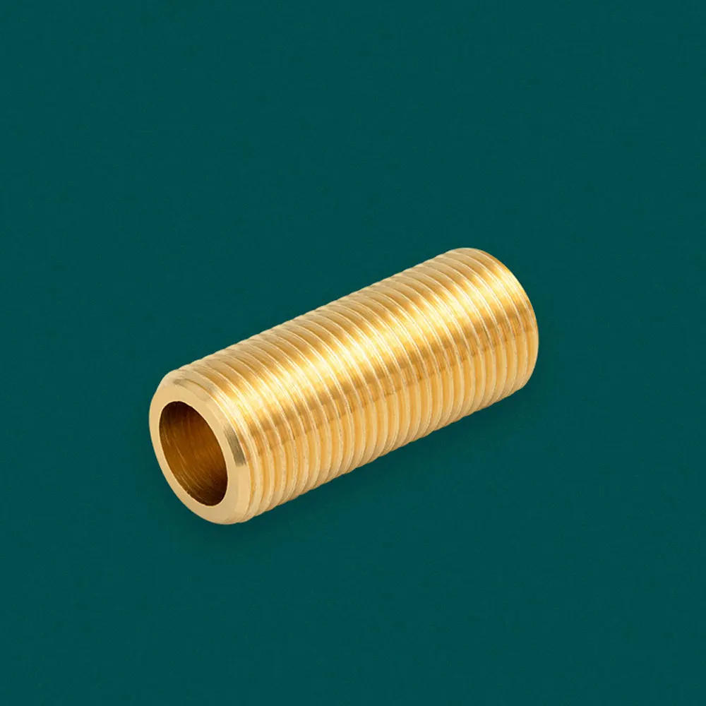 Description Picture 6 of itemLengthen Brass Pipe Hex Nipple Fitting Quick Coupler Adapter 1/8 1/4 1/2 3/4 BSP Full Thread Extension Water Oil Gas Connector