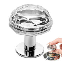 Toilet Tank Press Button Heart-shaped Rhinestone Water Tank Flusher Button Topper Bathroom Accessories For Nail Protection