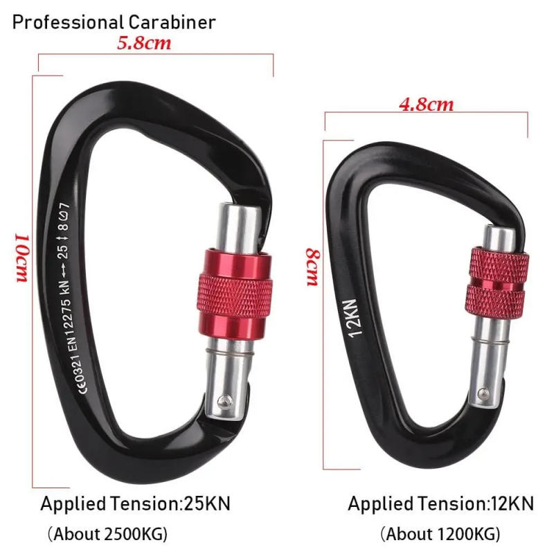 Description Picture 3 of itemOutdoor Ascend Accessories Security Master Lock Climbing Key Hooks Professional Carabiner Mountaineering Protective Equipment