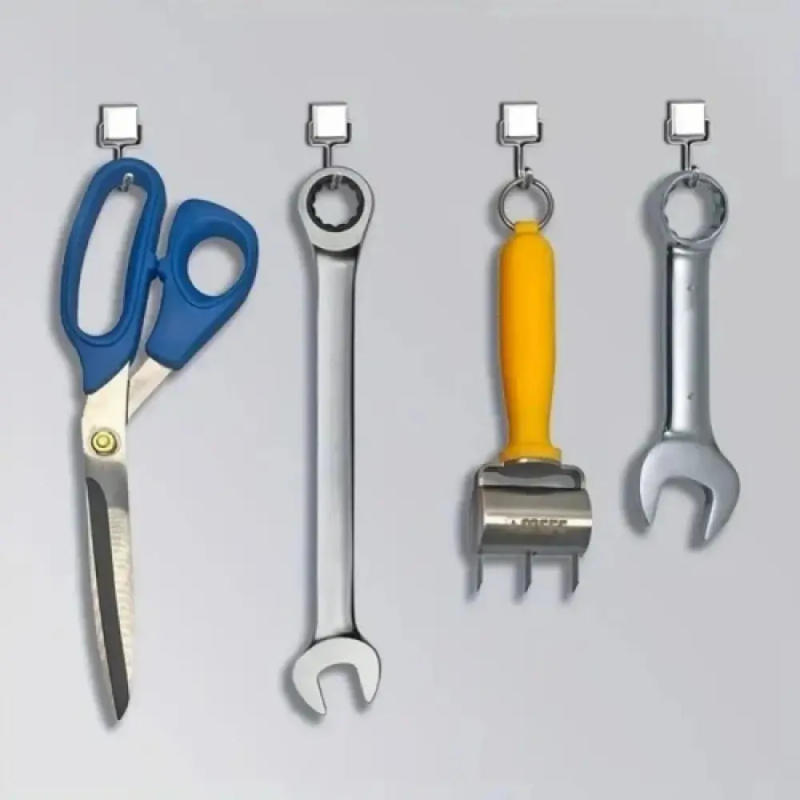 Description Picture 6 of item50PCS Strong Magnetic Hooks Multi-Purpose Storage Hooks Home Kitchen Bar Storage Hooks Key Storage Hooks Bathroom Hangers