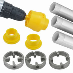 Thread Maker Tools Kit Plastic Pipe Thread Die Kit Plumbing Thread Tools Water Pipe Die Tap Set PVC Thread Making Tool