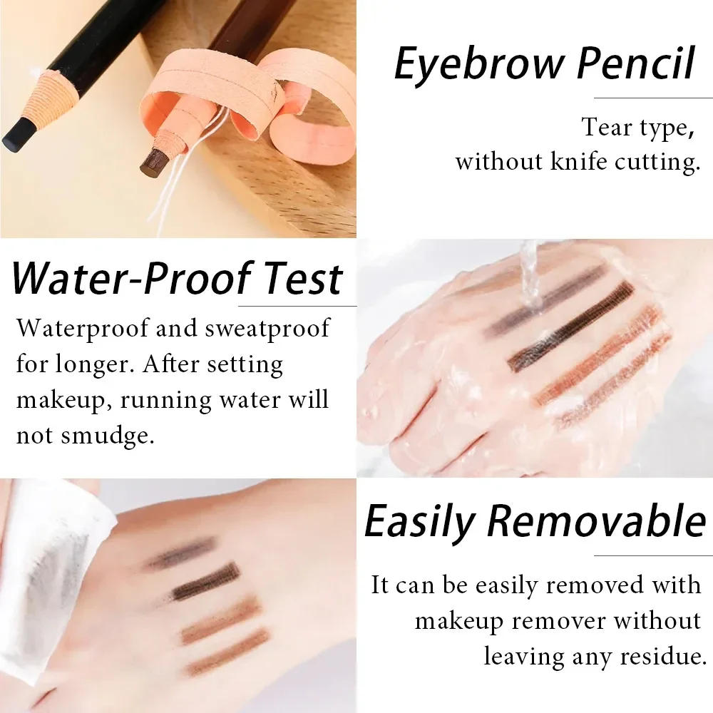 Description Picture 6 of item5pcs Professional Microblading Pencil Permanent Eyebrow Pencil Tattoo Waterproof Art Tint Makeup Eye Brow Pen Enhancers Cosmetic