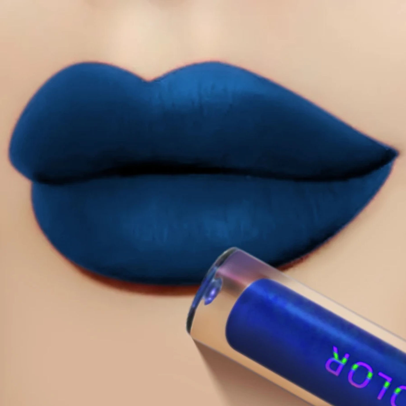 Description Picture 5 of itemSexy Velvet Matte Lip Glaze Liquid Lipstick Beauty Lip gloss Blue Nude Lip Stain Waterproof Lip tint Makeup For Women lip oil